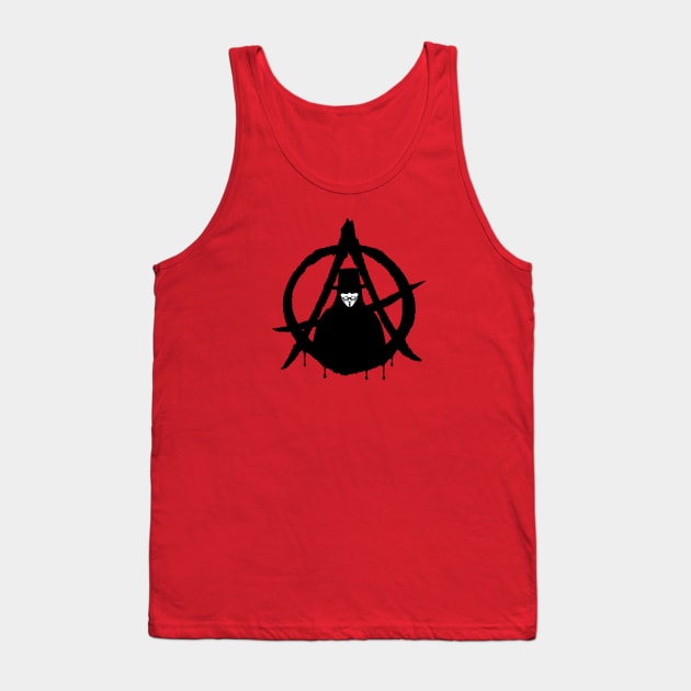 Anonymous Vendetta Anarchy Tank Top by hardwear